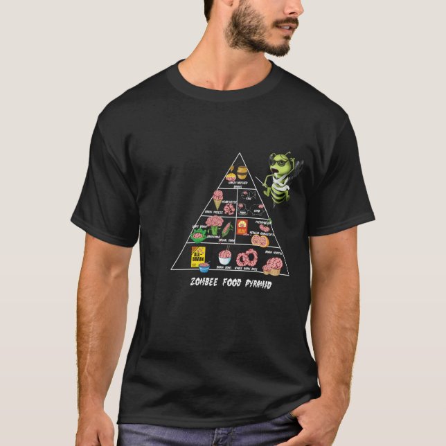 Camiseta Pirámide de alimentación de Zombee (Anverso)