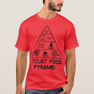 Camiseta Pirámide de alimentos para ciclistas