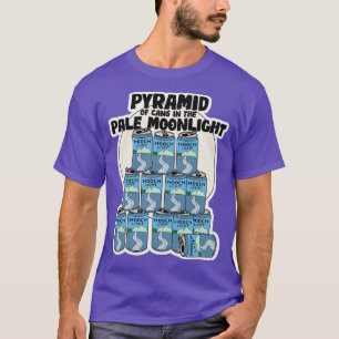 Camiseta Pirámide de ciruelas en la luz de la luna pálida