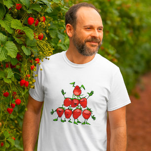 Camiseta Pirámide de Frutas de la Feliz Familia de las Fres
