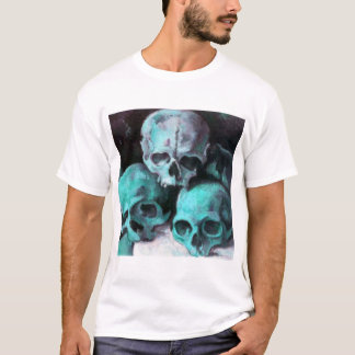 Camiseta Pirámide de las calaveras después de Cezanne
