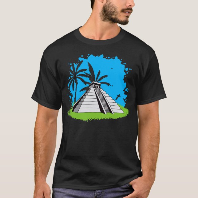 Camiseta Pirámide maya (Anverso)