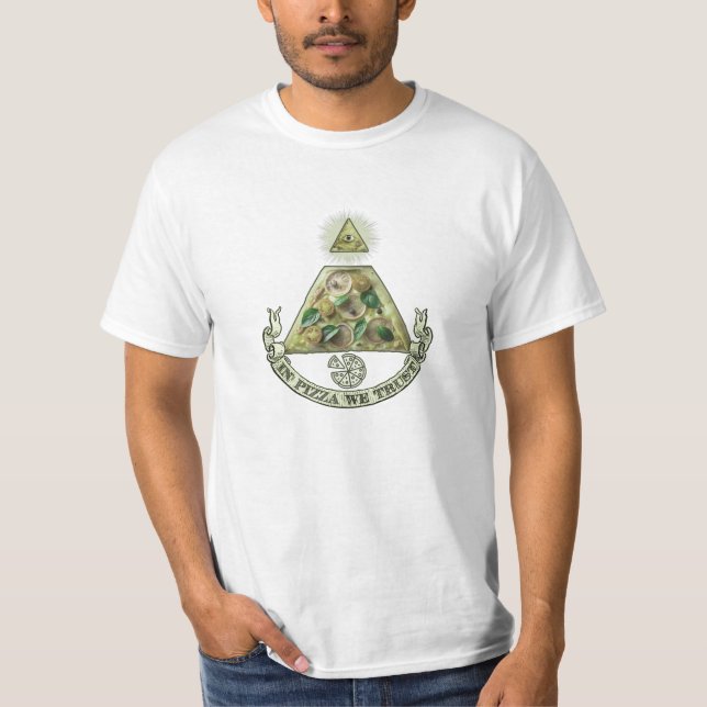 Camiseta Pirámide Pizza (Anverso)