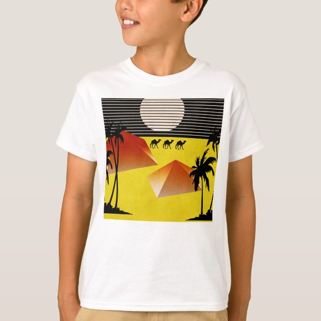 Camiseta Pirámides (Anverso)