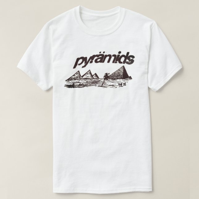 Camiseta Pirámides (Diseño del anverso)