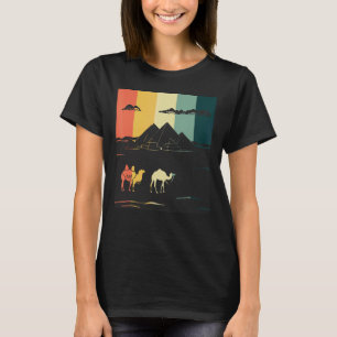 Camiseta Pirámides De Camellos De Giza Egypt Anubis Sphinx 