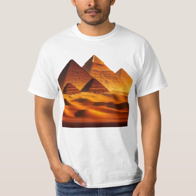 Camiseta pirámides de egipto (Anverso)