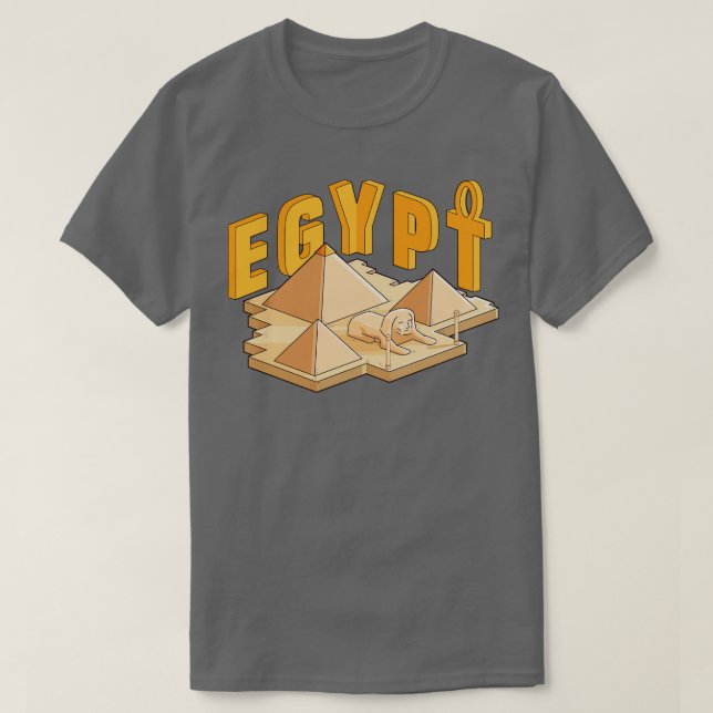 Camiseta Pirámides de Egipto (Diseño del anverso)