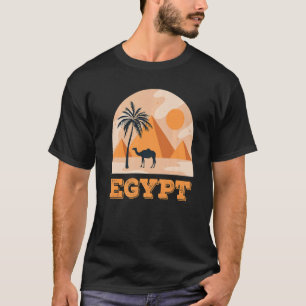 Camiseta Pirámides de Egipto Camello Desierto Animal Camell