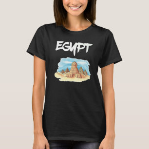 Camiseta Pirámides de Esfinge Egiptología Egipcia