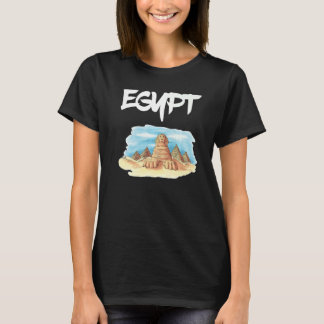 Camiseta Pirámides de Esfinge Egiptología Egipcia