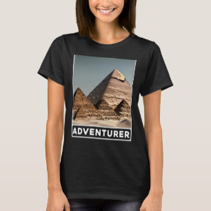 Camiseta Pirámides de Giza El Cairo Aventurero de Egipto