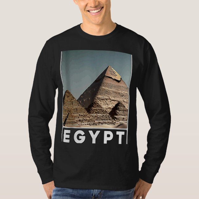 Camiseta Pirámides de Giza El Cairo Egipto (Anverso)