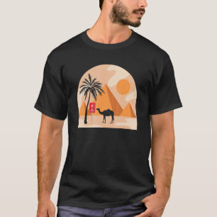 Camiseta Pirámides Egipcias Jeroglíficas Modernas Eg