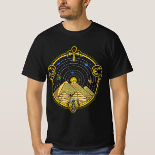 Camiseta Pirámides Egipcias Símbolo Ankh Ojo De Horus Sagra