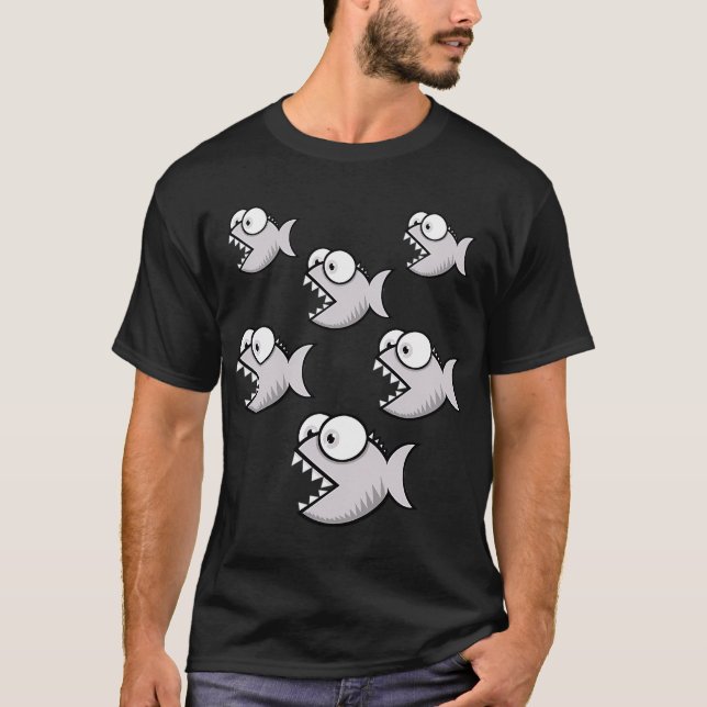 Camiseta piraña (Anverso)