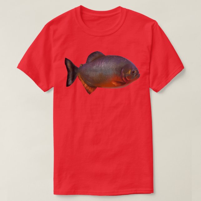Camiseta Piranha (Diseño del anverso)