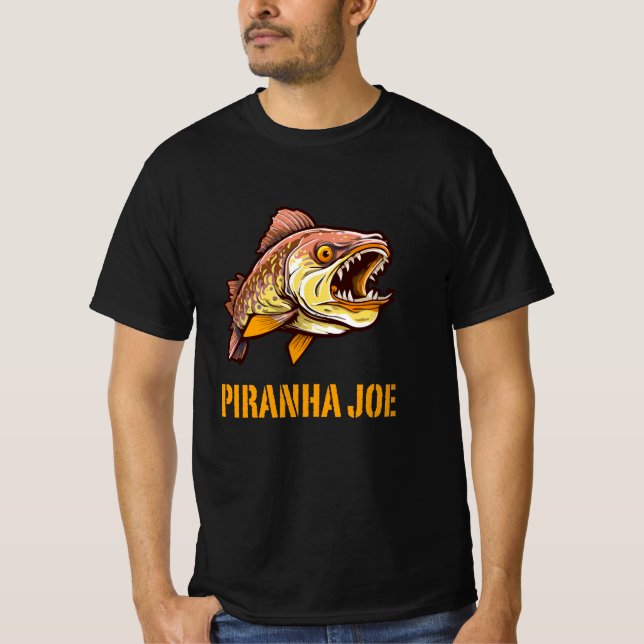 CAMISETA PIRANHA FISH LOVER (Anverso)