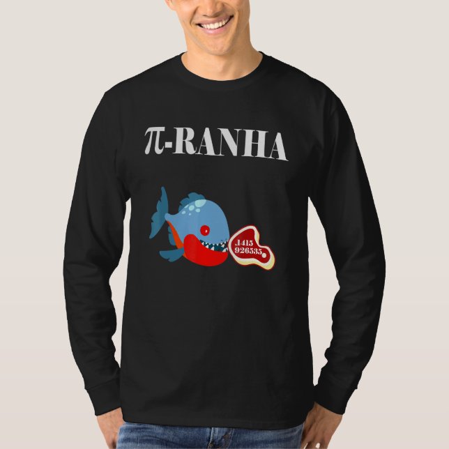 Camiseta Piranha Fish Math (Anverso)