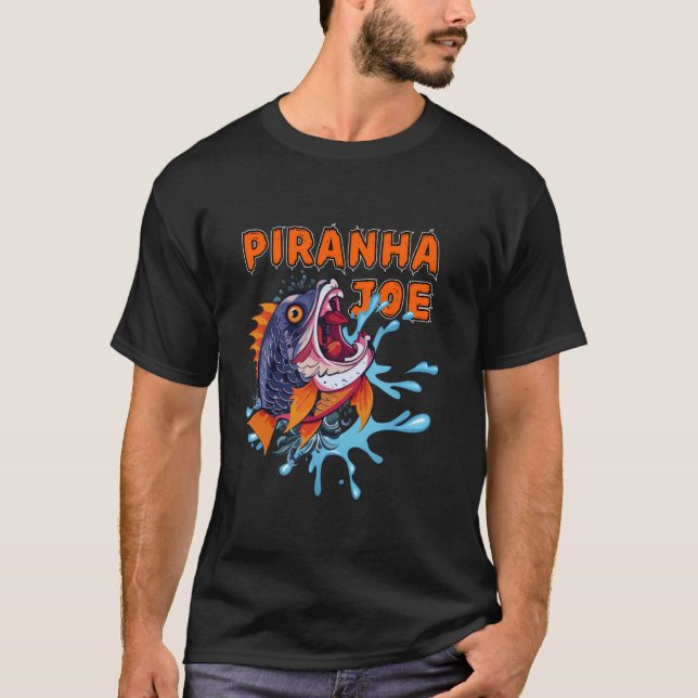 Camiseta Piranha Joe grandes prendas de regalo Long Sleeve  (Anverso)