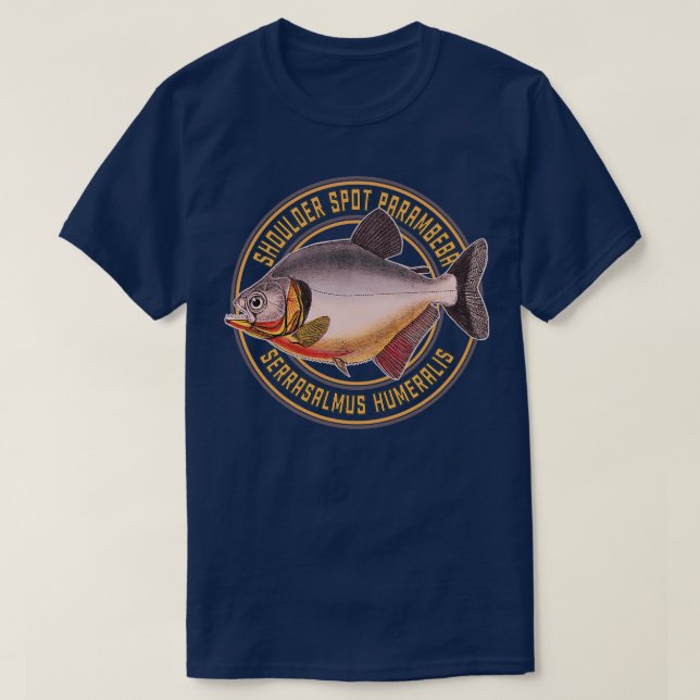 Camiseta Piranha Serrasalmus Monsterfish Fish Aquar (Diseño del anverso)