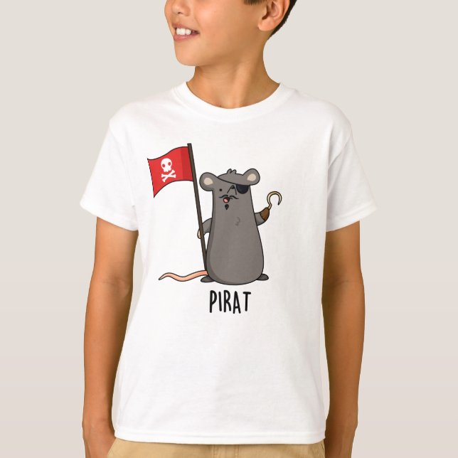 Camiseta Pirat Rat Pun (Anverso)