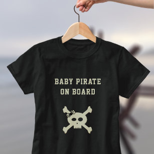 Camiseta Pirata a bordo de divertida Invitación de embarazo