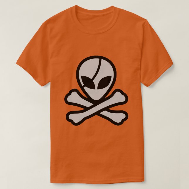Camiseta Pirata Alien (Diseño del anverso)