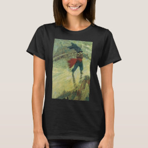 Camiseta Pirata Antiguo, El holandés errante por Howard Pyl