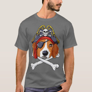 Camiseta Pirata Beagle para hombres mujeres Chicas niños pe