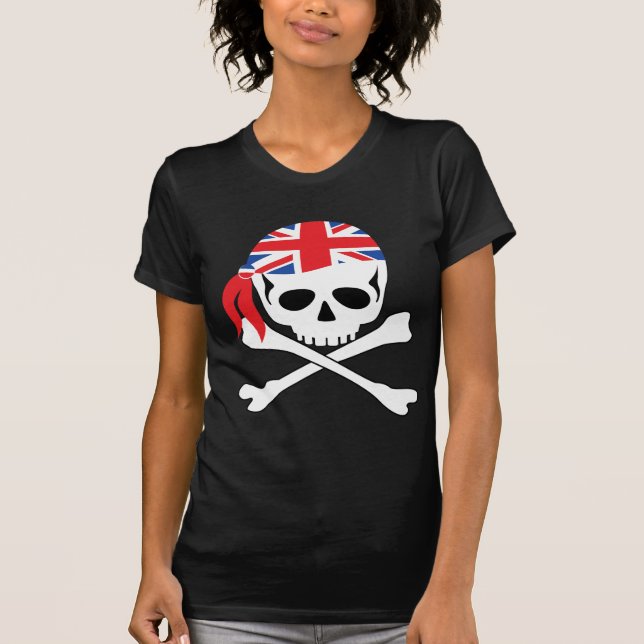 Camiseta Pirata británico (Anverso)