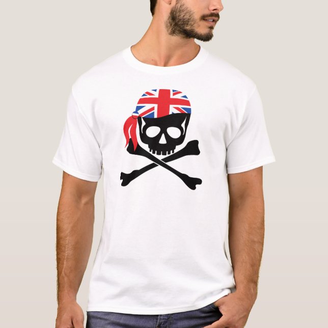 Camiseta Pirata británico (Anverso)
