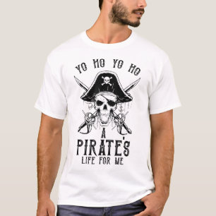 Camiseta Pirata Buccaneer Yo Ho Yo Ho La Vida De Un Pirata