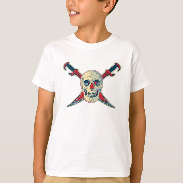 Camiseta Pirata (Calavera) - Confort sin tacaños para los n (Anverso)