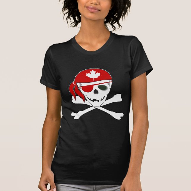 Camiseta Pirata canadiense (Anverso)