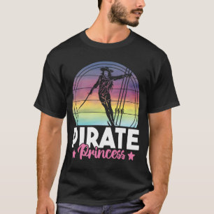 Camiseta Pirata Chicas piratas retro barco atardecer Pirat