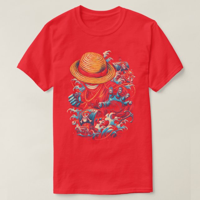 Camiseta Pirata colorido (Diseño del anverso)