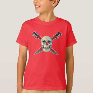 Camiseta Pirata (cráneo) - comodidad básica de Hanes