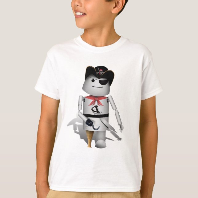 Camiseta Pirata Cute Robo-x9 (Anverso)
