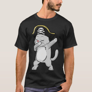 Camiseta Pirata Dabbing Cute Cat ama a gatos Mascotas Gatit