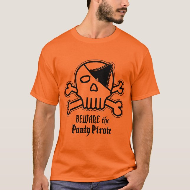 Camiseta Pirata de Bragas (Anverso)