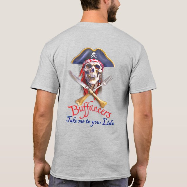 Camiseta Pirata de Buffaners "Llévame a tu Lido" (Reverso)