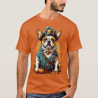 Camiseta Pirata de Bulldog francés