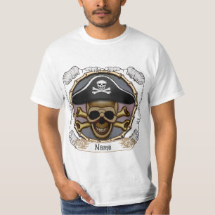 Camiseta Pirata de Cráneo y Tibias