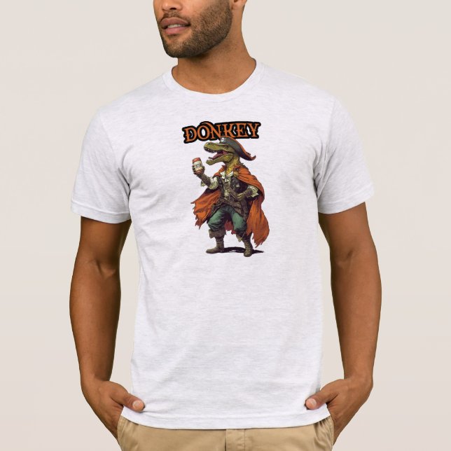 Camiseta pirata de dinosaurio (Anverso)