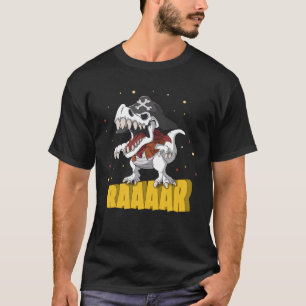 Camiseta Pirata de Dinosaurios Rex Fossil Raaar Chicas y ni