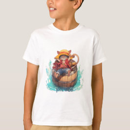Camiseta Pirata de gato clásico