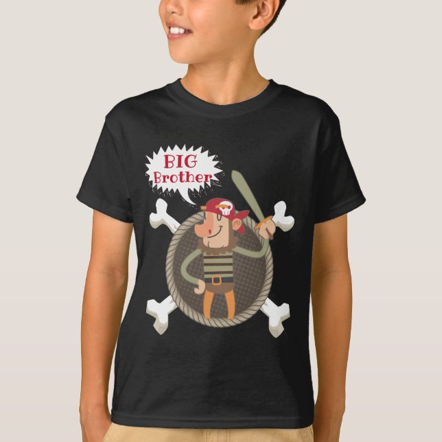Camiseta Pirata de hermano mayor (Anverso)