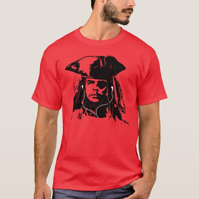 Camiseta Pirata de la música (Anverso)