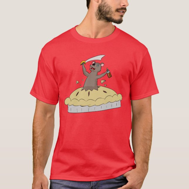 Camiseta Pirata de la rata de la empanada (Anverso)